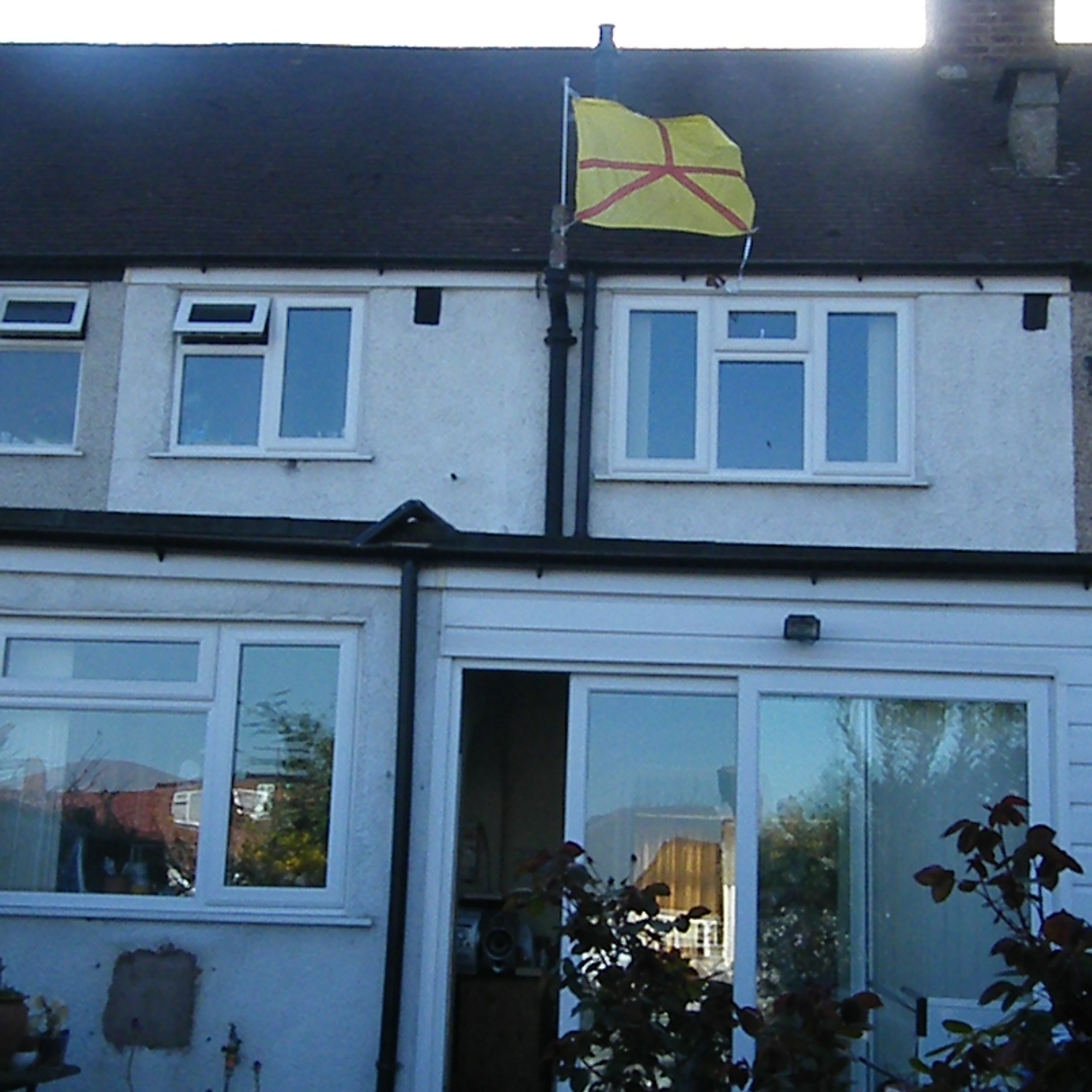 Flag of the Empire of Austenasia over the capital, Wrythe.